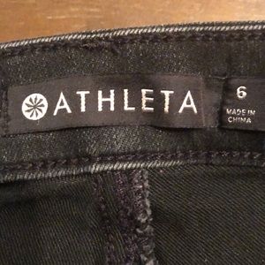 Athleta faded black jeans